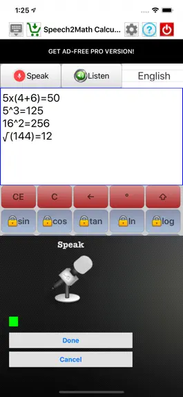 Game screenshot Speech2Math Calculator mod apk
