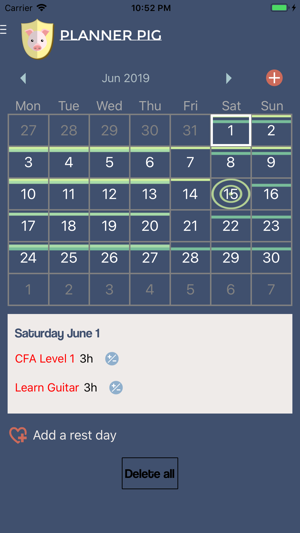 ‎Planner Pig Screenshot