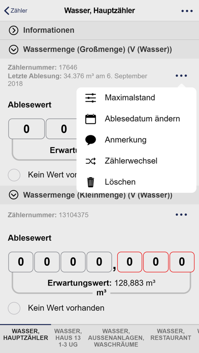 vkw Energiecockpit mobil Screenshot