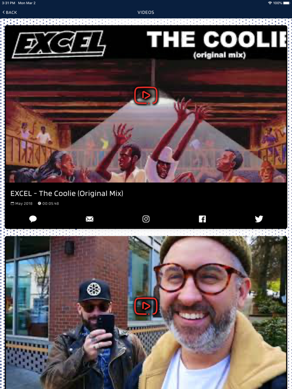 DJ Excel iPad screenshot 4 - Music app