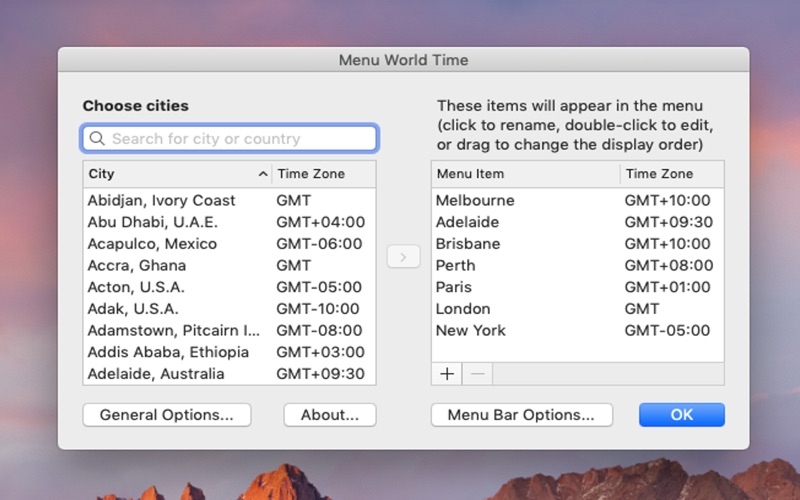 App screenshot