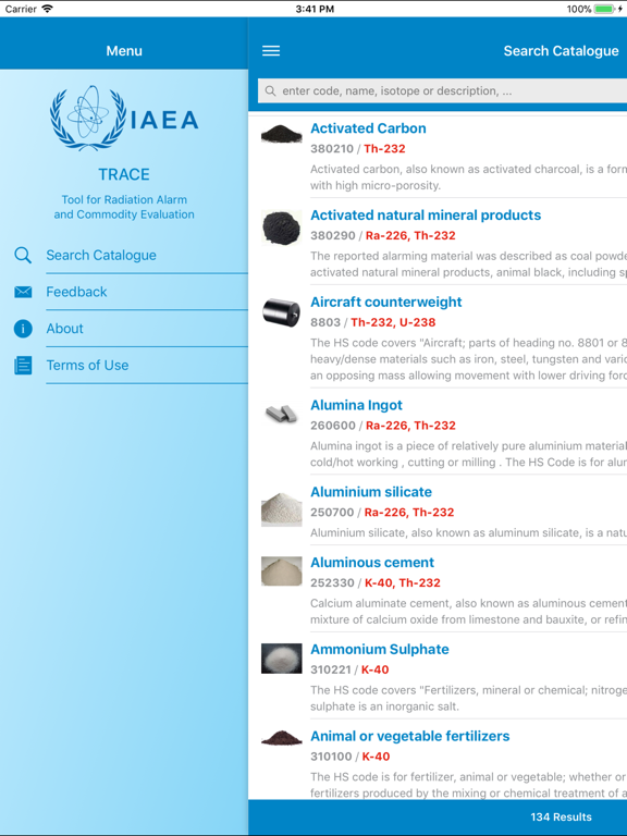 TRACE - IAEA iPad screenshot 4 - Business app