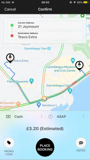 Mahoods Taxis screenshot 3