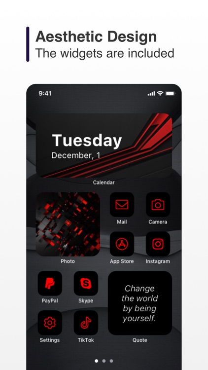 Aesthetic: Icons Widgets Theme screenshot-4