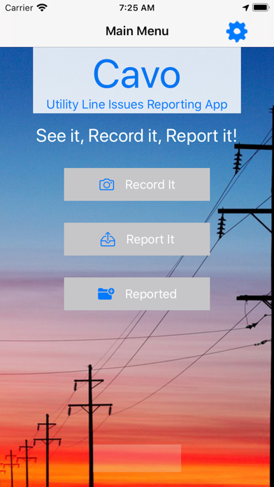 Cavo App Screenshot