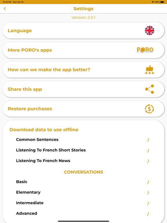 French ー Listening・Speaking iPad screenshot 10 - Education app