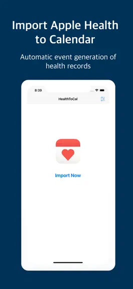 Game screenshot Import health into calendar mod apk