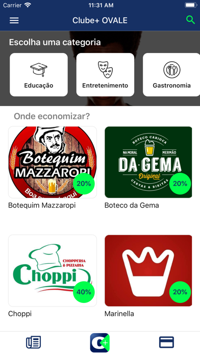 Screenshot #1 pour Clube+ OVALE