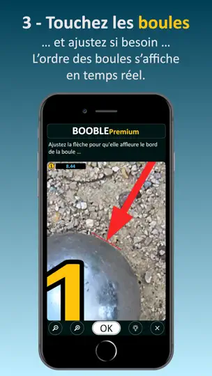 Capture d'écran de Booble Premium (pétanque) sur iPhone 4