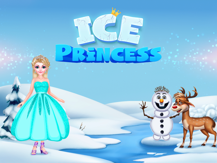 Ice Princess Makeup and Dress up