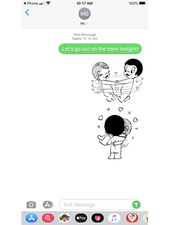 Screenshot #4 pour Love Is... Stickers