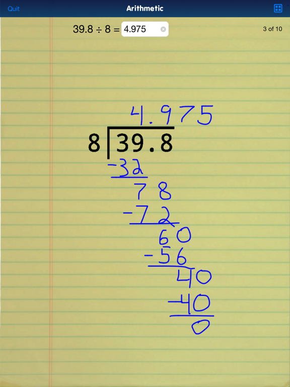 Screenshot #5 pour EG Classroom Decimals