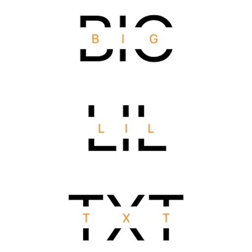 BigLilTxt icon