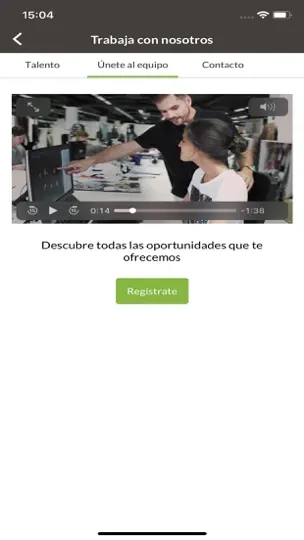 Captura de pantalla de NEXO, El Corte Inglés en iPhone 5