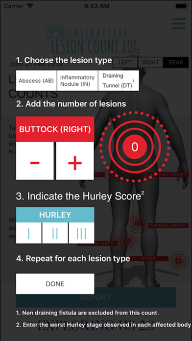 How to cancel & delete Hs Lesion Counts from iphone & ipad 4
