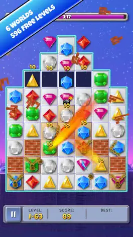 Game screenshot Match 3 Jewels: Diamond Star mod apk