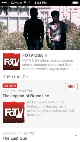 Game screenshot FilmOn Live Television hack