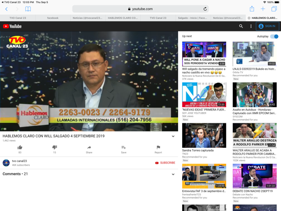 TVO Canal 23 iPad screenshot 8 - Entertainment app