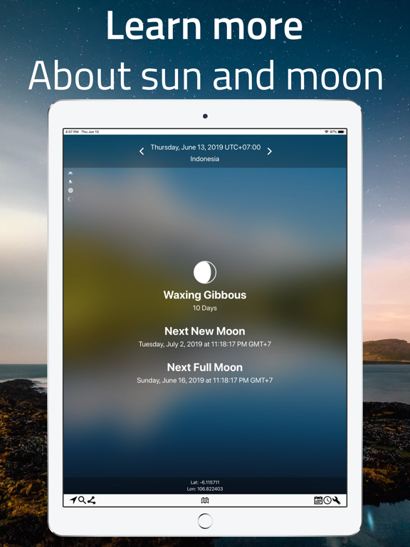 Luminos Map: Twilight Nav Tool iPad screenshot 4 - Navigation app