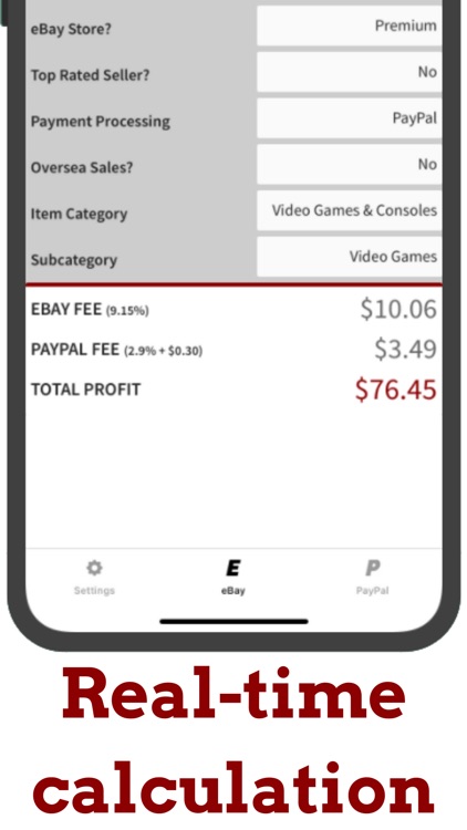 Ebay Fees Calculator screenshot-3