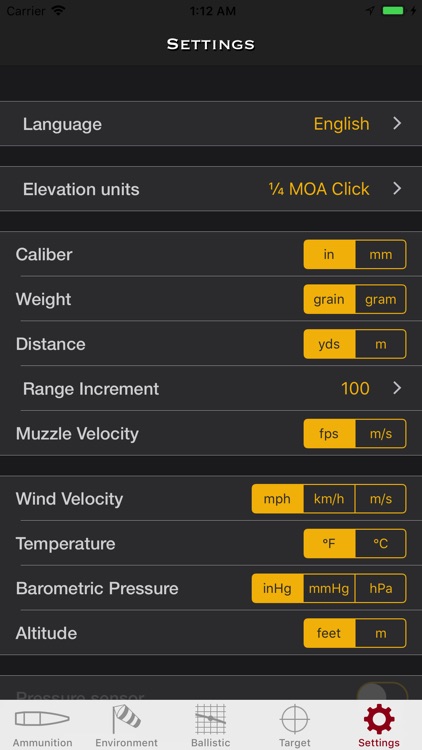 SBC - Ballistic Calculator app screenshot-6