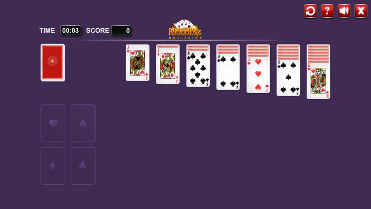 Solitaire Klondike card