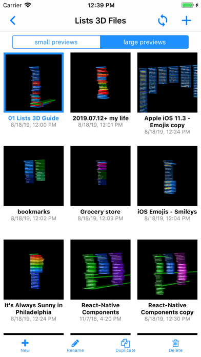 Lists 3D Pro - to-do & outline Screenshot