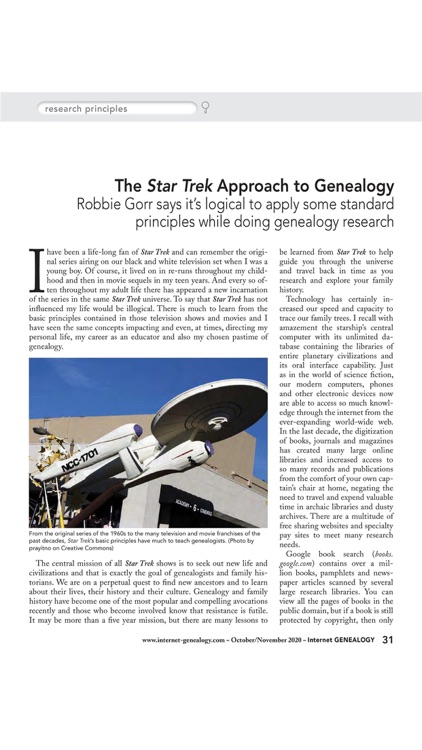 Internet Genealogy Magazine screenshot-4