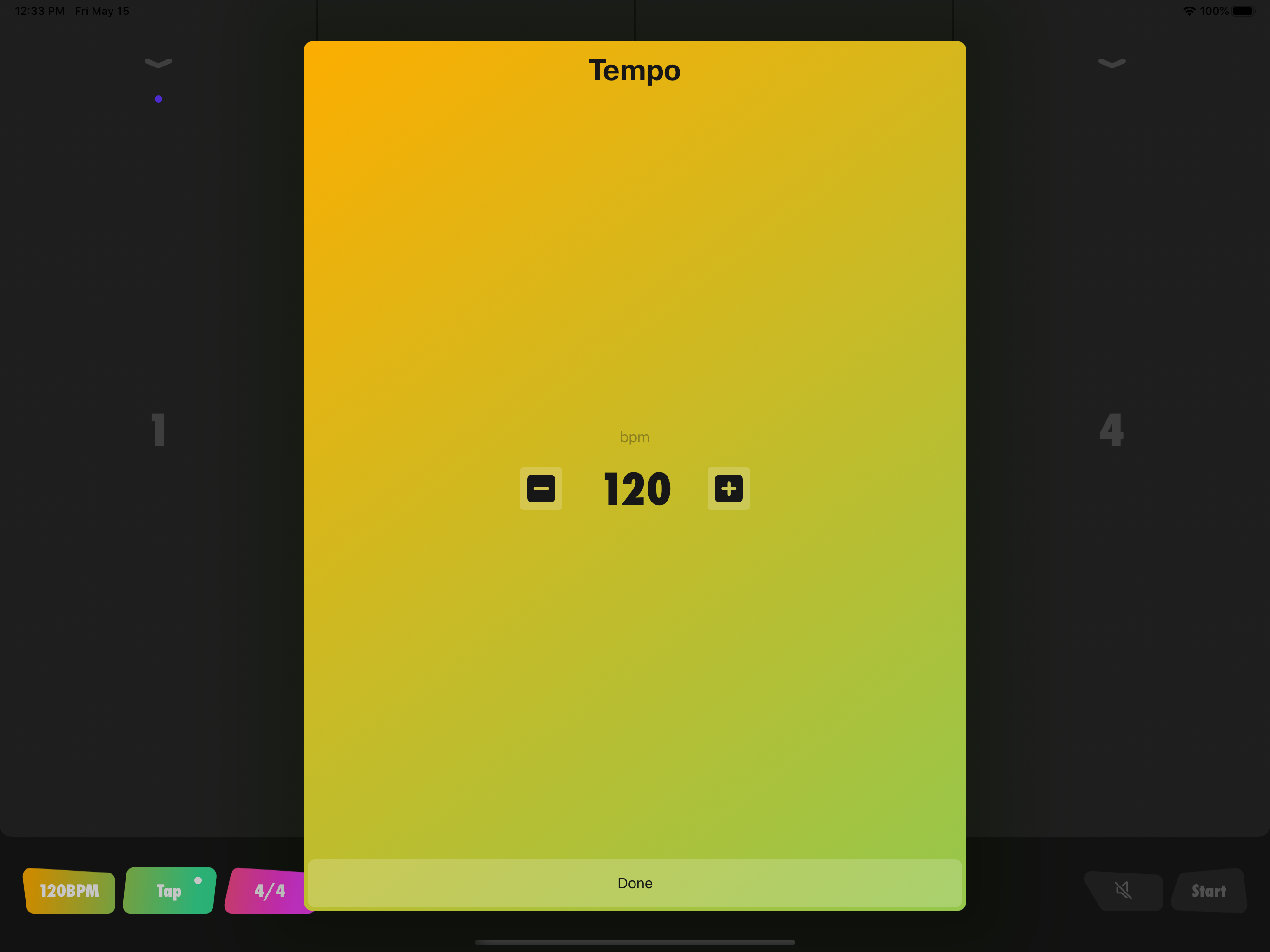Haptic Metronome