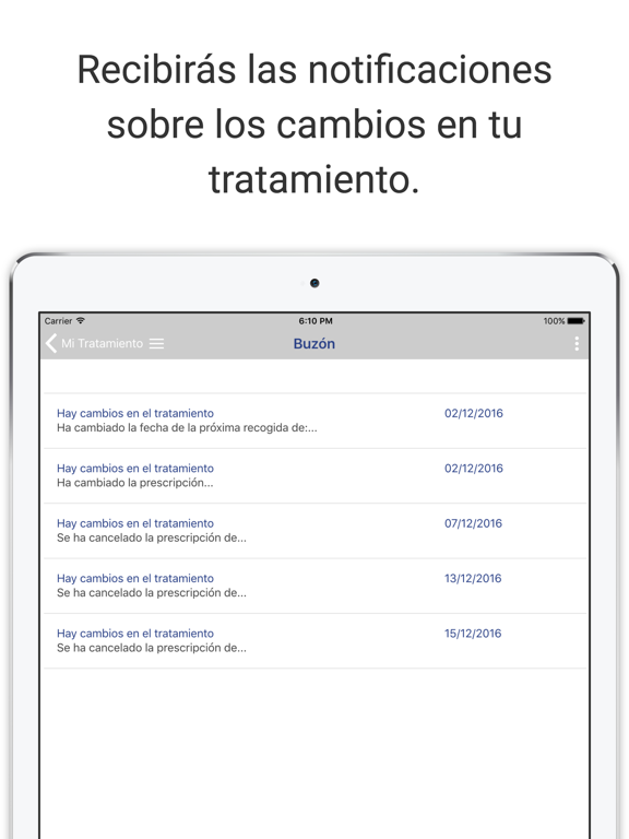Mi Tratamiento iPad screenshot 4