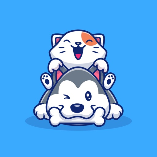 Animated Pet Cats & Dog icon