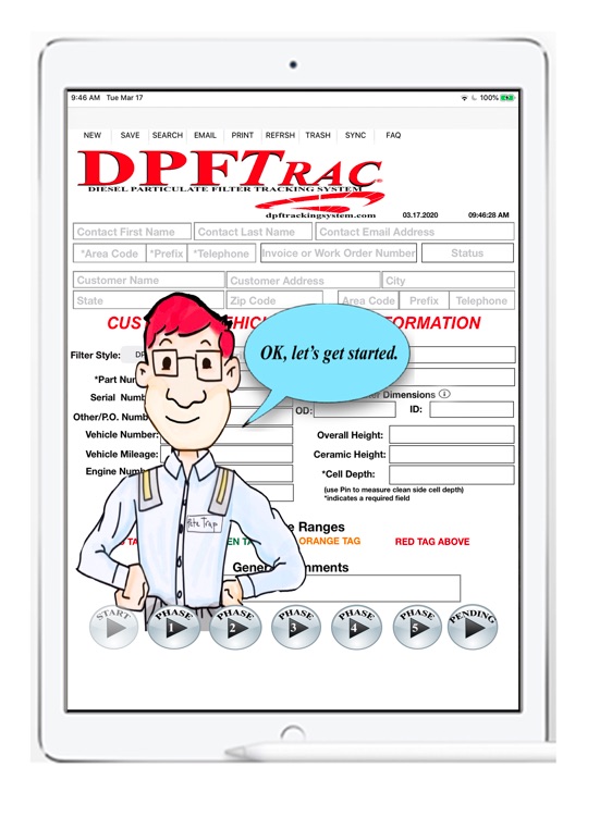 DPFTrac DPF Tracking System