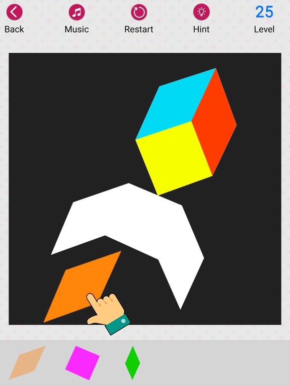 Screenshot #6 pour Puzzles Tangram pour adultes