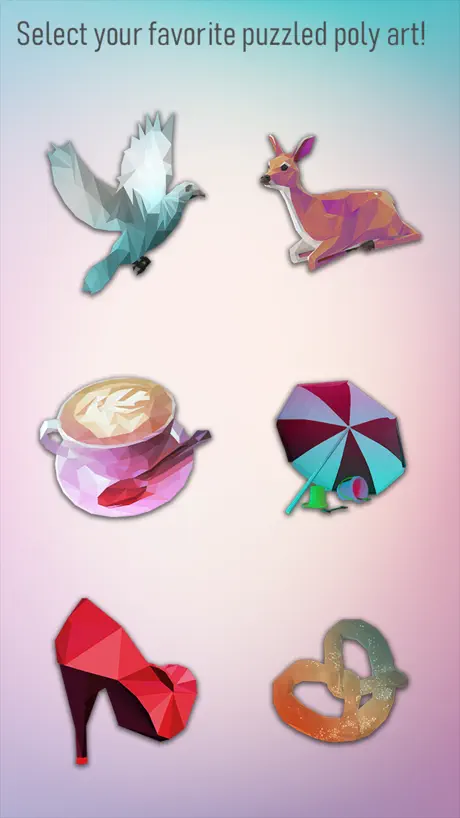 Low Poly Jigsaw Puzzle Game