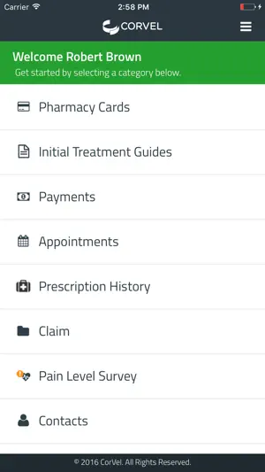 My Care - CorVel Corporation screenshot 1