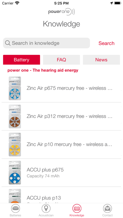power one - Hearing aid energy Screenshot