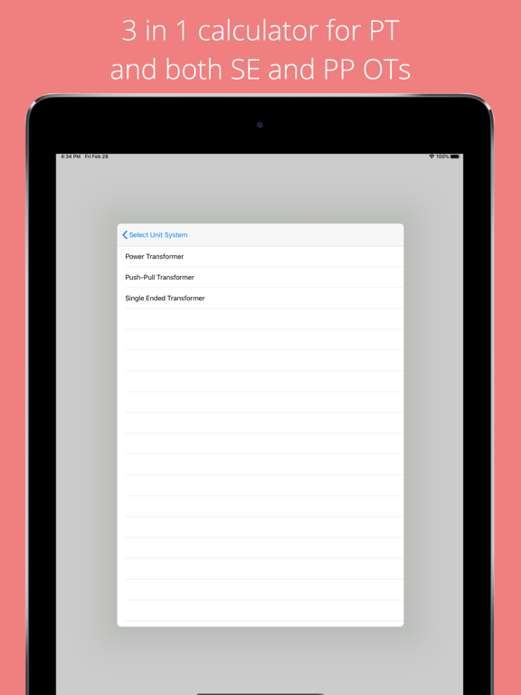 Screenshot #5 pour DelatschTransformerCalculator