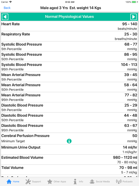 Screenshot #5 pour PICU Calculator