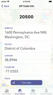 zip code lookup & search iphone screenshot 2