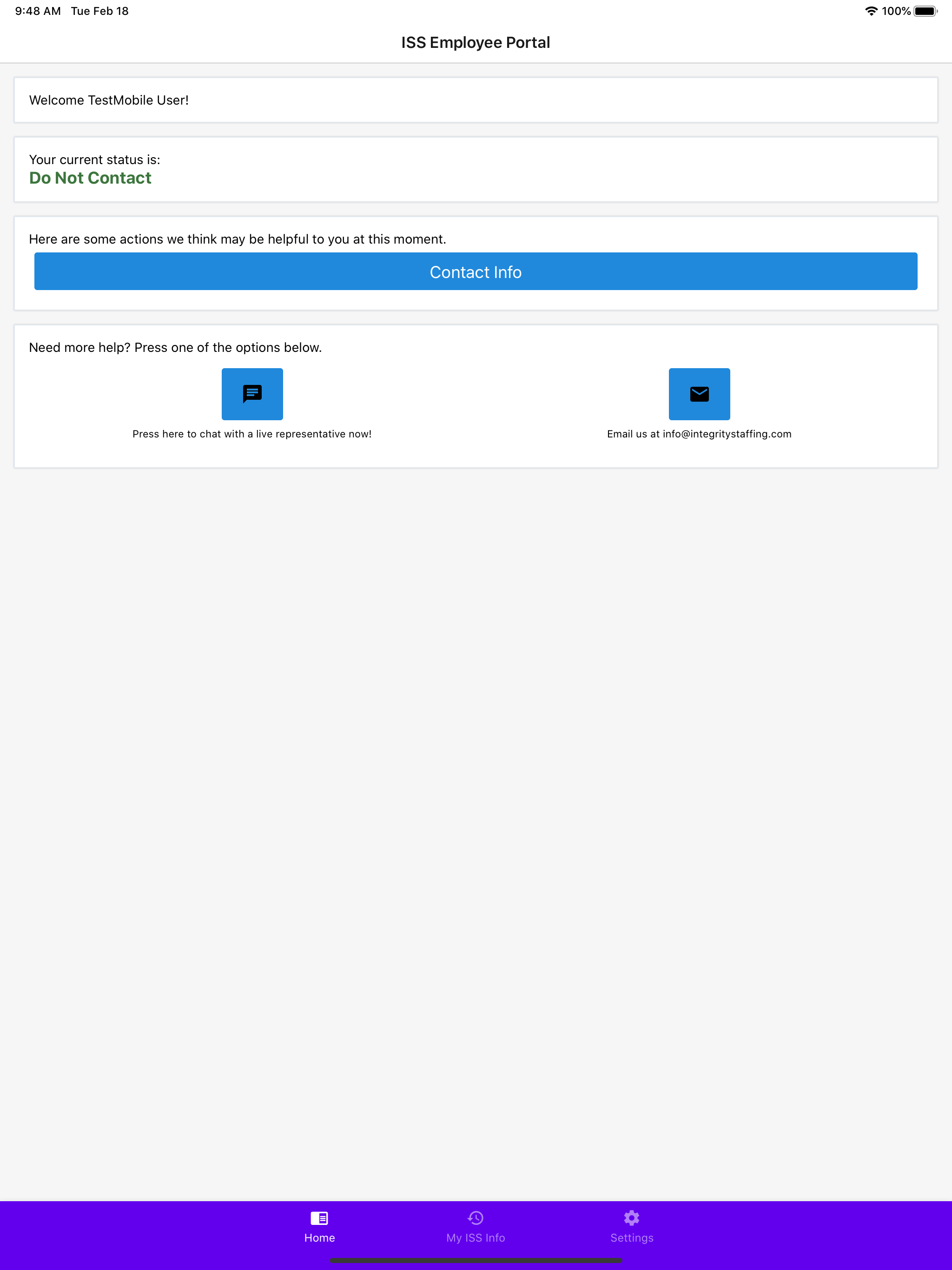 Integrity Employee Portal screenshot 8