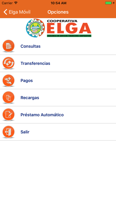 Elga Móvil Screenshot