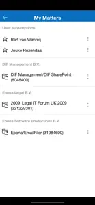 Epona DMSforLegal Mobile screenshot #2 for iPhone