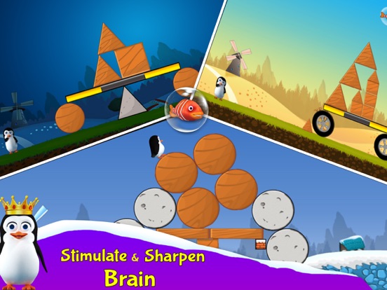 Screenshot #6 pour Brain Shapes - Feed Penguins