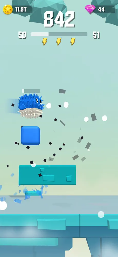Square Rush 3D - Perfect Cross