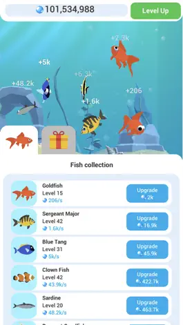 Game screenshot Idle Fish apk