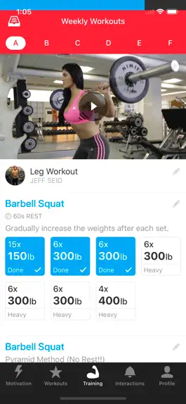 Game screenshot MyTraining Workout Tracker Log hack