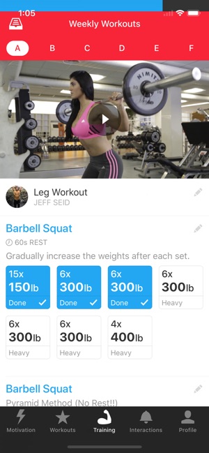 MyTraining Workout Tracker Log on the App Store