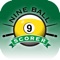 The Nine Ball Scorer app helps you keep score for 9-ball billiards league matches played using the American Poolplayers Association (APA) scoring method