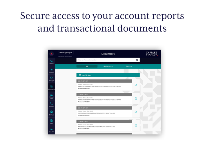 Charles Stanley My Accounts