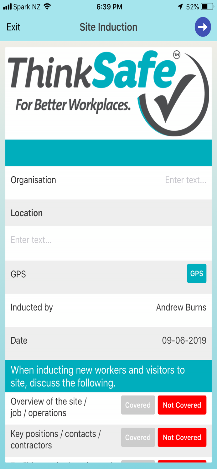 ThinkSafe Field Data